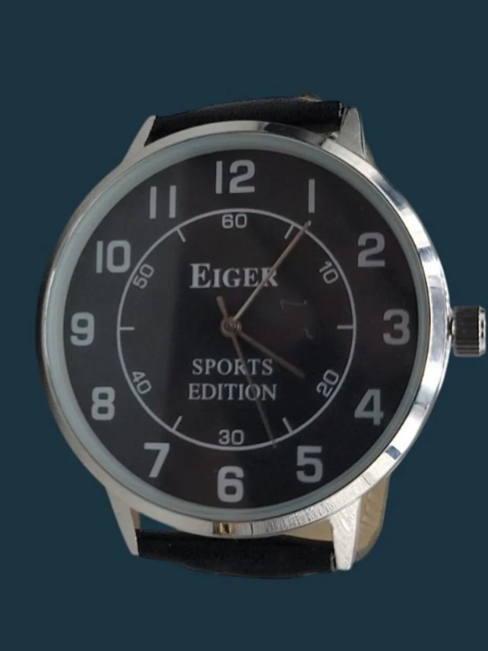 Eiger Mens Watch Sports Edition Quartz  Large 41mm Dial 8.5